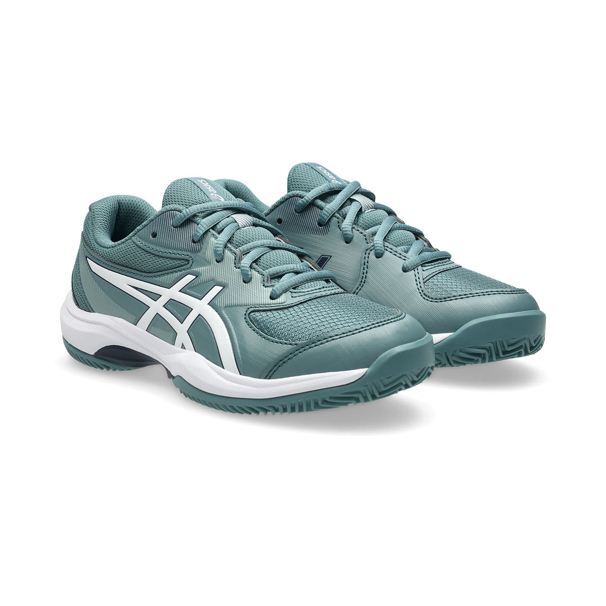 Asics Scarpe da Tennis Bambino Asics Gel-game GS Clay/oc (1044A082-401) – Foggy Teal/White 1044A082-401 – foto 4