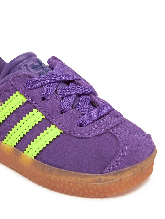 ADIDAS GAZELLE CF EL I ACTPUR/SYELLO/CPURPL JP7136