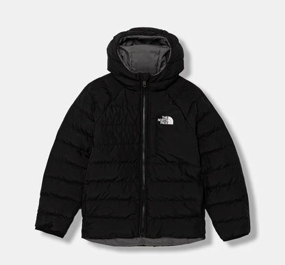 THE NORTH FACE B REVERSIBLE PERRITO HOODED JACKET TNF BLACK/SMOKED PEARL NF0A88TWWOO1