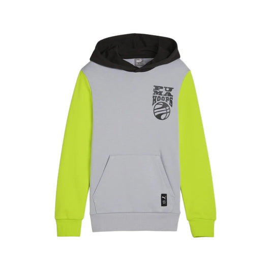PUMA BASKETBALL BLUEPRINT HOODIE TR B GRAY FOG 679980-63