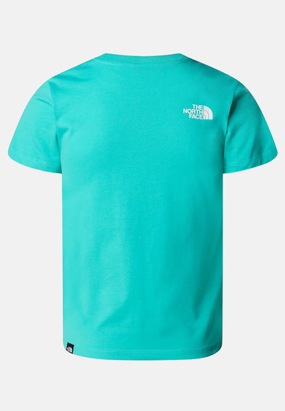 THE NORTH FACE TEEN S/S SIMPLE DOME TEE GEYSER AQUA NF0A87T4PIN1