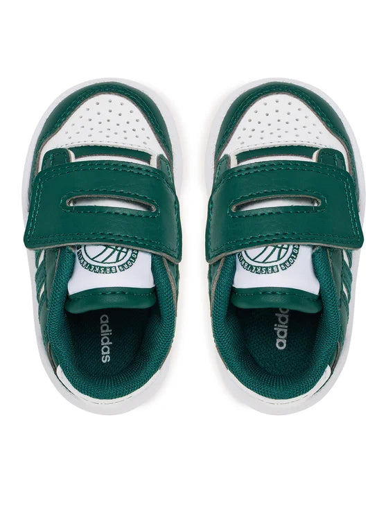 ADIDAS RAPID COURT CF I CGREEN/FTWWHT/FTWWHT JR1023