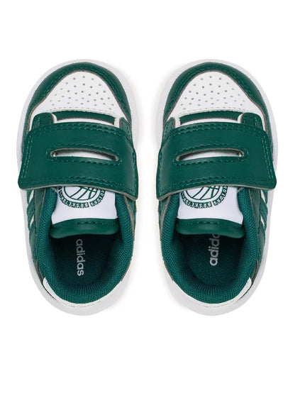 ADIDAS RAPID COURT CF I CGREEN/FTWWHT/FTWWHT JR1023