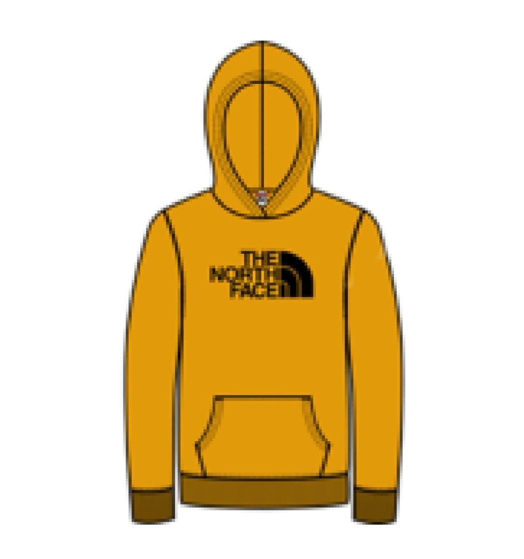 THE NORTH FACE NTF B DREW PEAK P/O HOODIE SUMMIT GOLD NF0A82EN56P1
