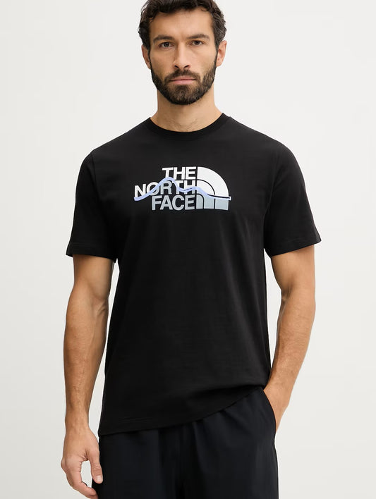 THE NORTH FACE M MOUNTAIN LINE REGULAR SHORT SLEEVE TEE TNF BLACK NF0A8GUXJK31