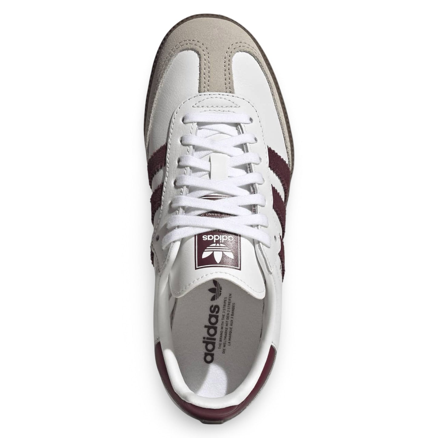 Adidas Samba OG J KZ8684 – Bianco/Maroon