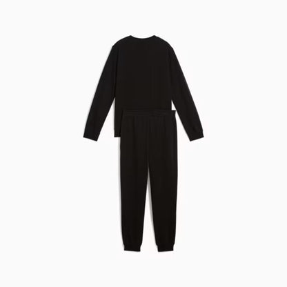 PUMA ESS NO.1 LOGO CREW SWEAT SUIT TR B BLACK 686296-01