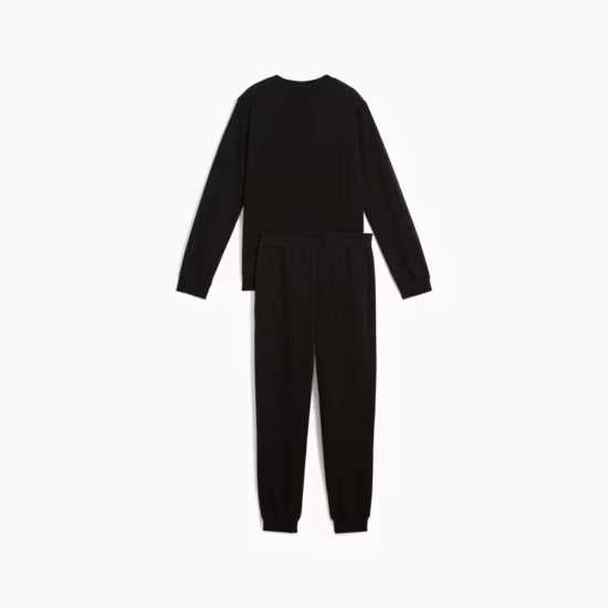 PUMA ESS NO.1 LOGO CREW SWEAT SUIT TR B BLACK 686296-01