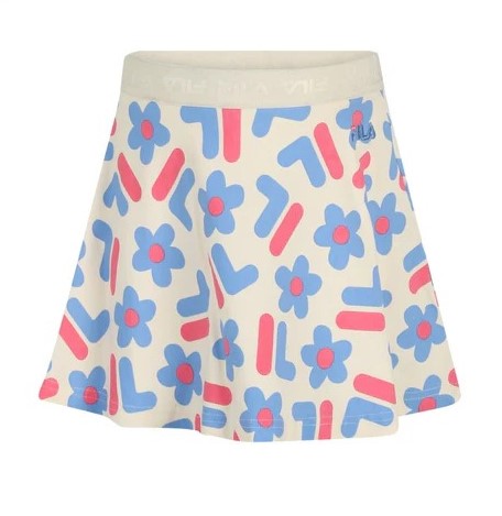 FILA LANDENSBERG AOP SKIRT INCL. SHORTS ANTIQUE WHITE F FLOWER AOP FAK0318-13296