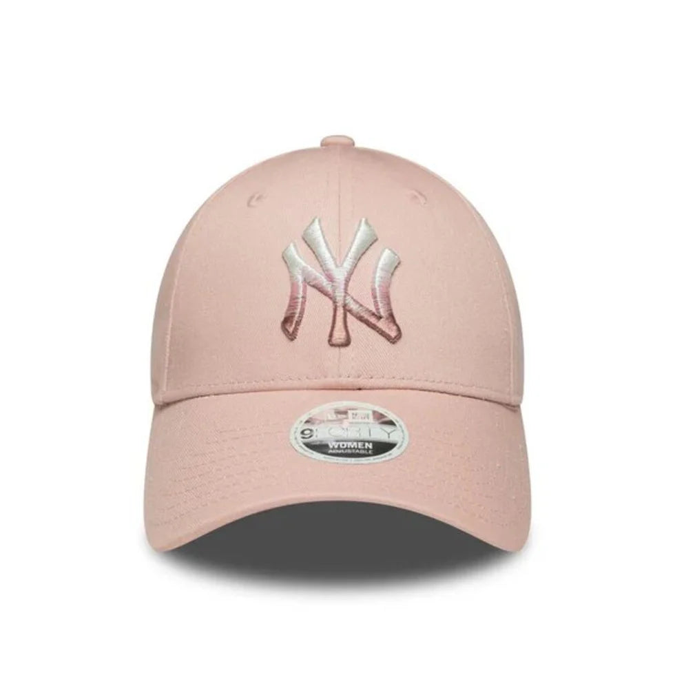 NEW ERA 9FORTY New York Yankees MLB metallic rosa pastello 60759077
