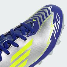 ADIDAS F50 CLUB FG/MG J ME SILVMT/SYELLO/LUCBLU IH0926