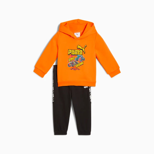 PUMA X HOT WHEELS MINICATS LOUNGEWEAR SET INF TR BLACK 632399-01
