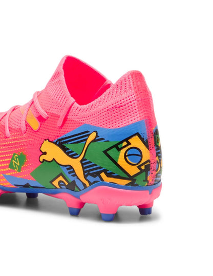 PUMA FUTURE 7 MATCH NJR FG/AG JR SUNSET GLOW-BLACK-SUN STREAM-GREEN-BLUEM 107841-01