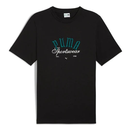 PUMA GRAPHICS PUMA SPORTSWEAR TEE PUMA BLACK 628009-01
