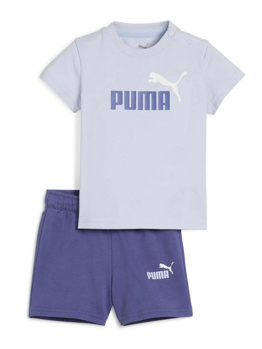 PUMA MINICATS ESS TEE AND SHORTS SET INF BLUE 686285-47
