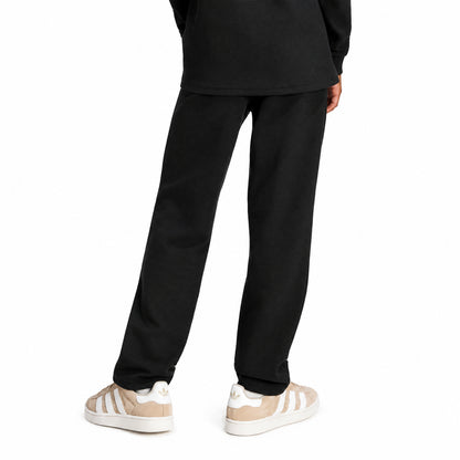 Adidas Pantaloni Bambino Waffle Wide Leg Nero KR9006
