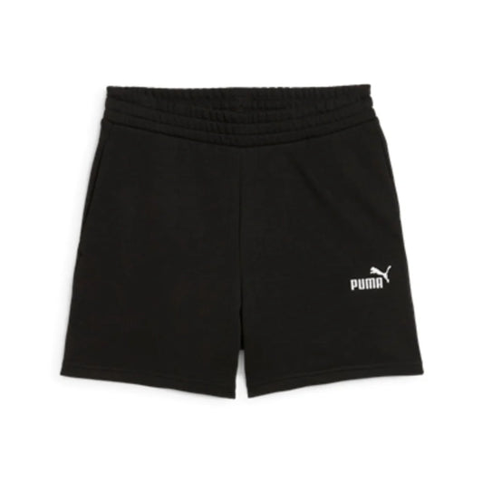 PUMA ESS SMALL NO. 1 LOGO 5 HIGH-WAIST SHORTS 682440-01