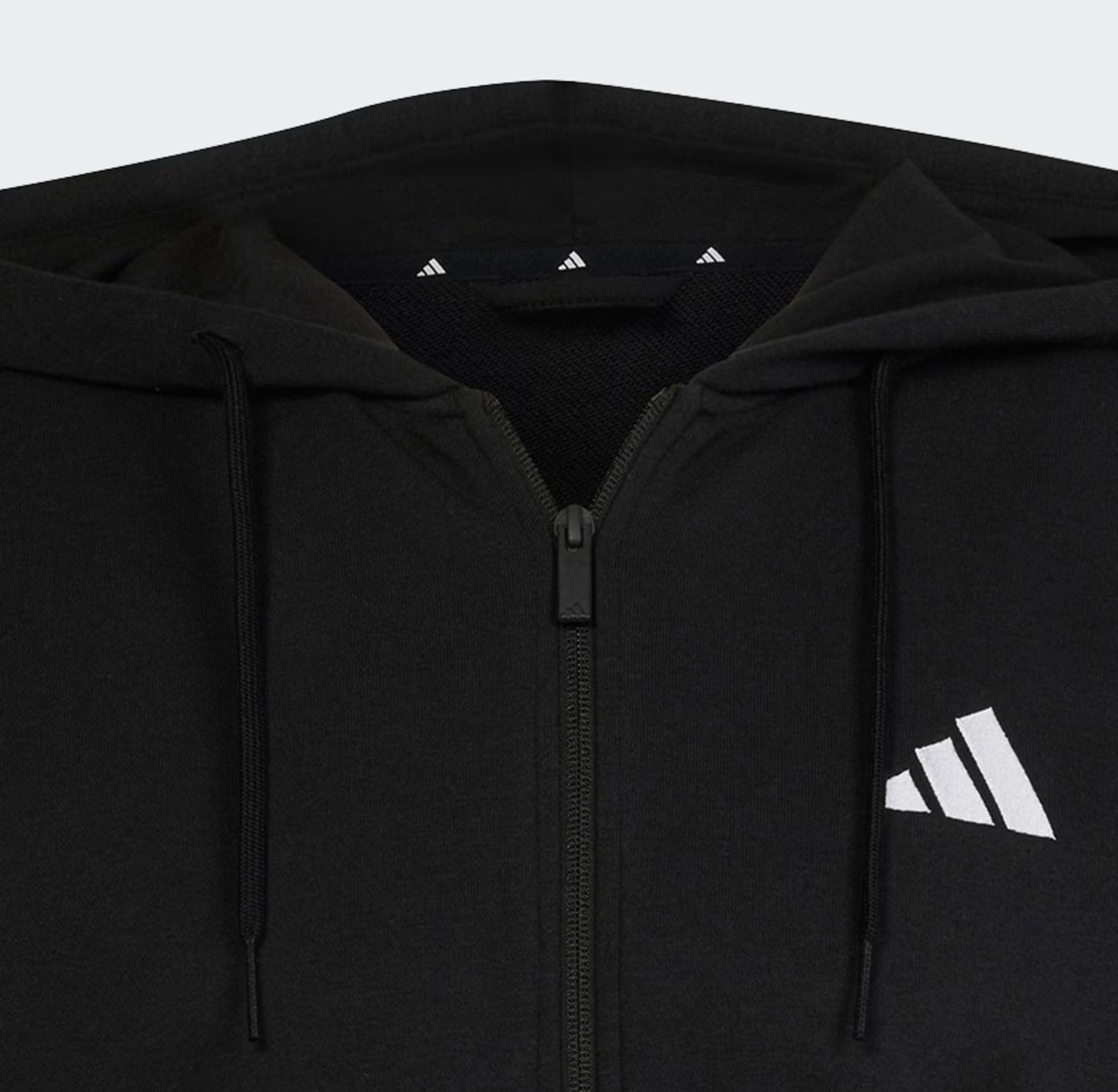 ADIDAS M 3S FT FZ HD BLACK/WHITE JD1877