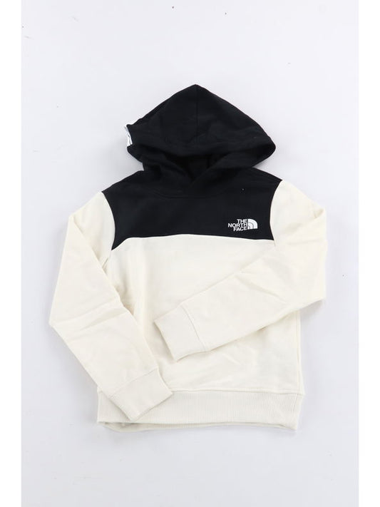 THE NORTH FACE G BACK LOGO RELAXED P/O HOODIE WHITE DUNE NF0A89HCQLI1