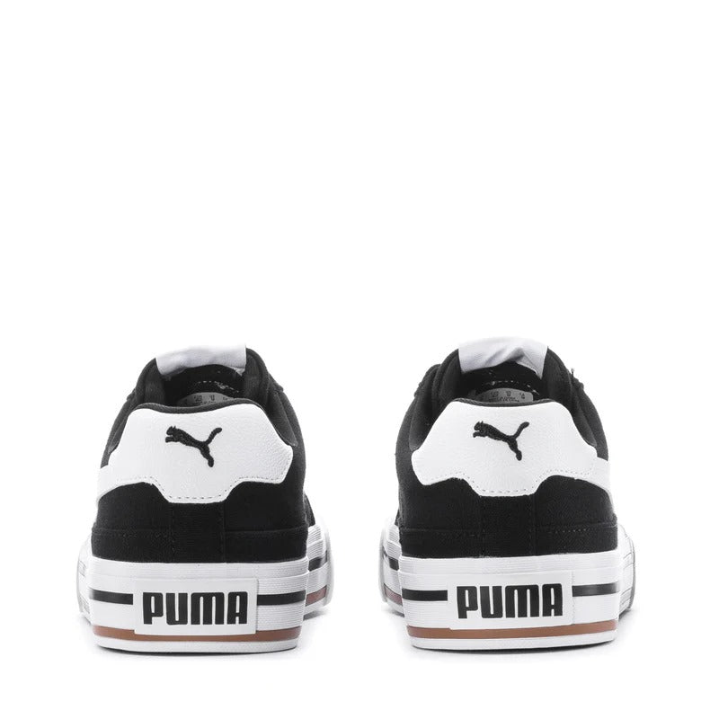 PUMA COURT CLASSIC VULC FS BLACK-WHITE 396353-03