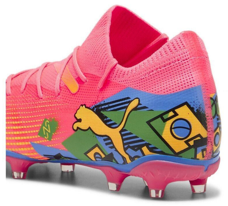 PUMA FUTURE 7 MATCH NJR FG/AG SUNSET GLOW-BLACK-SUN STREAM-GREEN-BLUEMAZI 107840-01