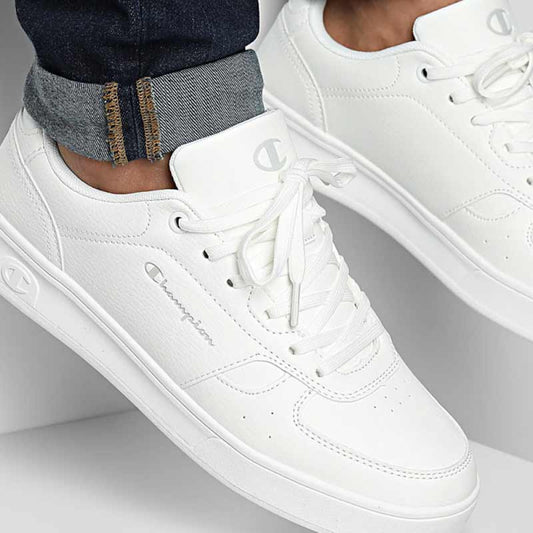 CHAMPION NEWMAN LOW CUT SHOE TRIPLE WHT S22300-WW001