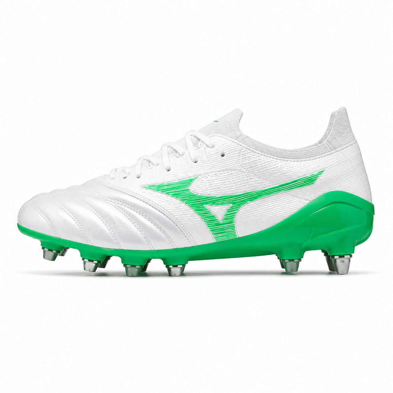 Mizuno Morelia Elite Mix P1GC254237 | Scarpa da Calcio Mix | Bianco/Verde