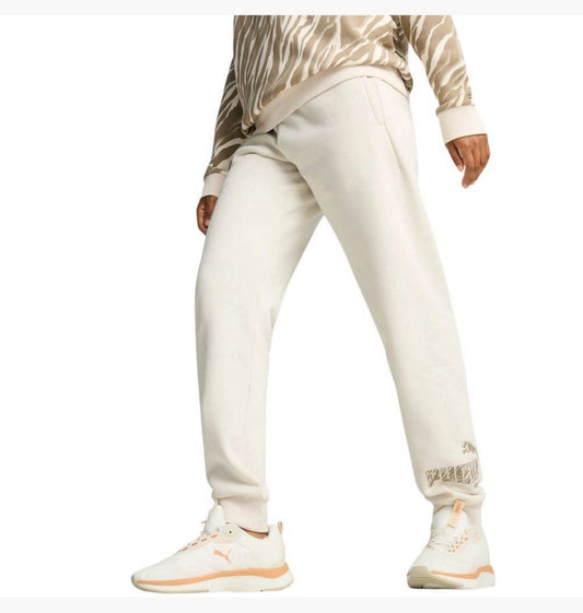 PUMA ESS+ ANIMAL PANTS FL ALPINE SNOW 681496-87