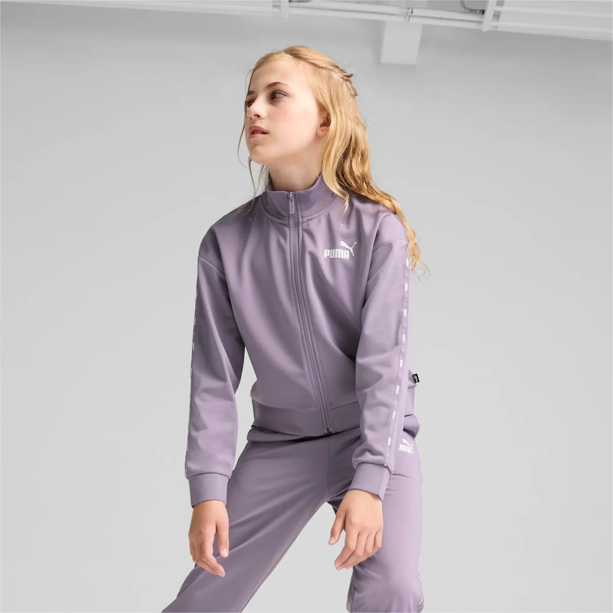 PUMA ESS TAPE TRICOT SUIT CL G PALE PLUM 680319-30