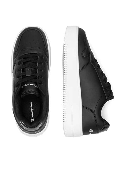 CHAMPION RD18 PLATFORM GLITTER G GS LOW CUT SHOE NBK/SILVER S32872-KK001