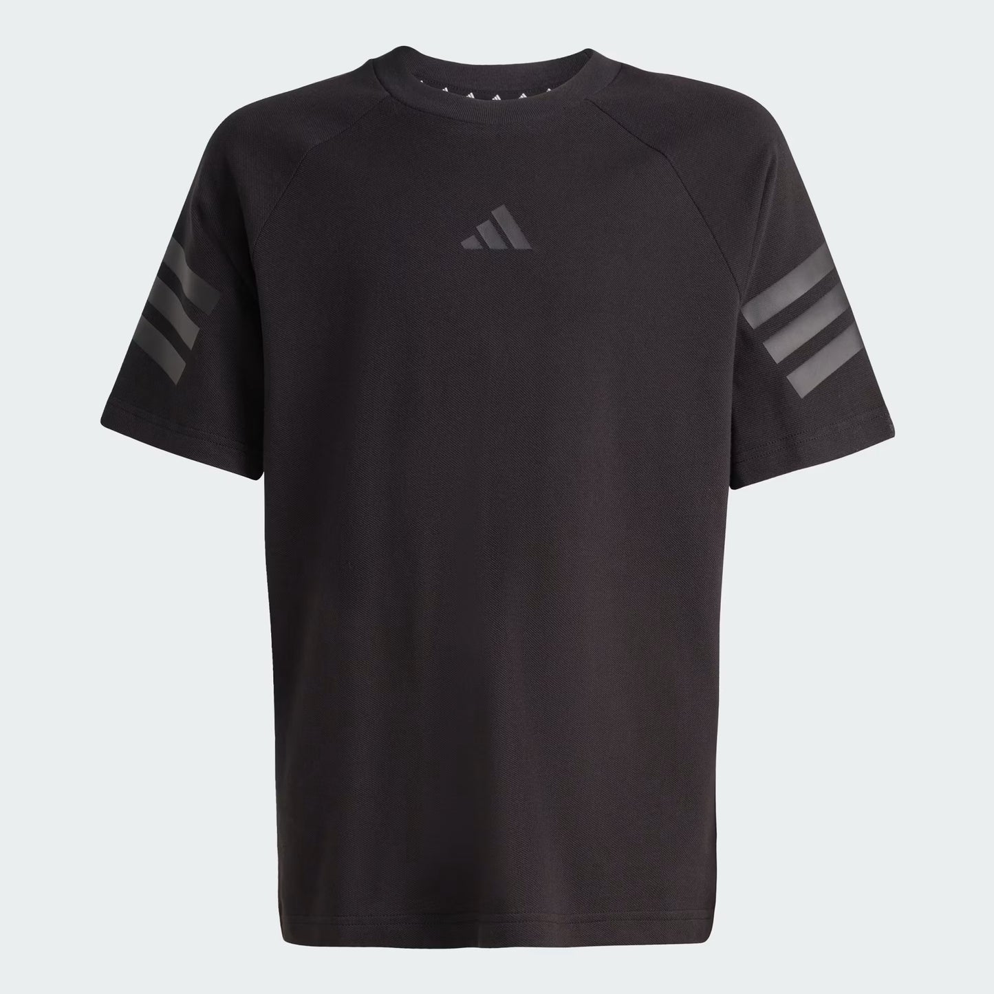 ADIDAS ADI J FI 3S TEE BLACK/BLACK KC1964