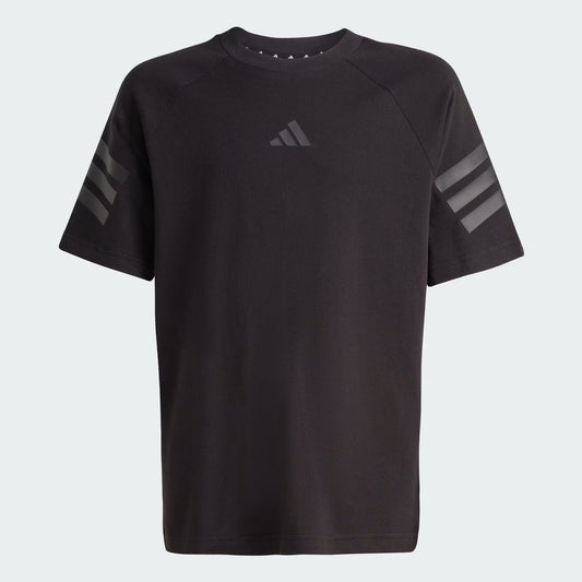 ADIDAS ADI J FI 3S TEE BLACK/BLACK KC1964