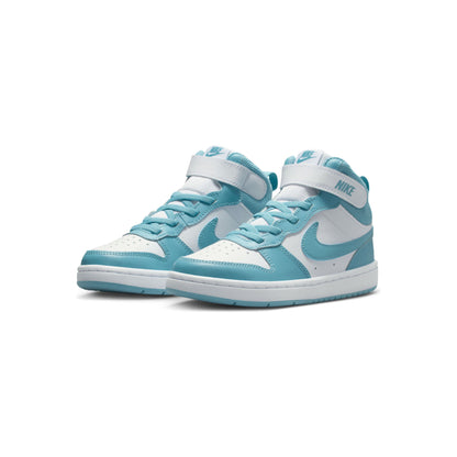 NIKE COURT BOROUGH MID 2 BPV WHITE/DENIM TURQ CD7783-129
