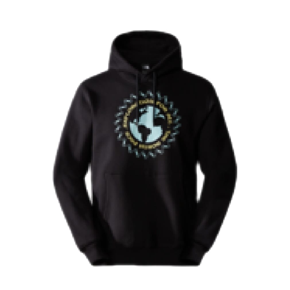 THE NORTH FACE NTF M BRAND PROUD HOODIE TNF BLACK/SNOW NF0A8121OBT1