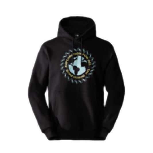 THE NORTH FACE NTF M BRAND PROUD HOODIE TNF BLACK/SNOW NF0A8121OBT1