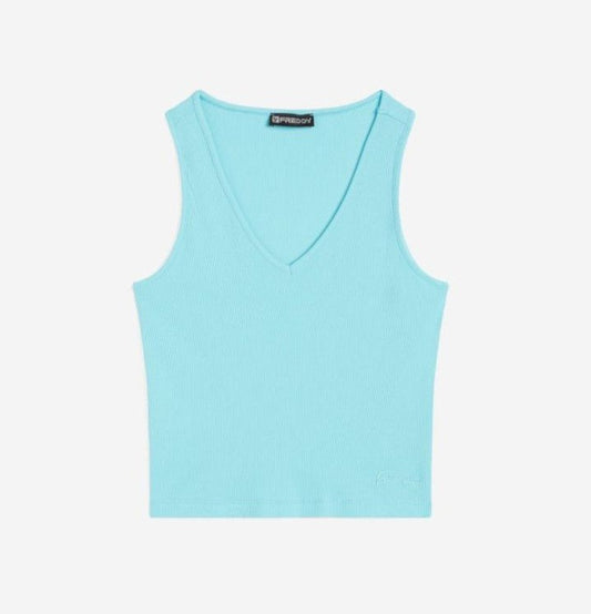 FREDDY FRE CANOTTA CORTA BLUE RADIANCE S4WMCK1-C68