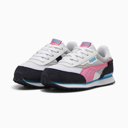 PUMA FUTURE RIDER SPLASH PS WHITE-COOL LIGHT GRAY 381855-20