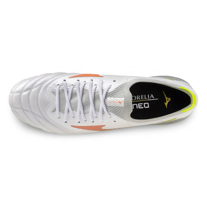 Mizuno Morelia Neo V Beta Elite – Scarpe da calcio uomo bianco in pelle – P1GA269254