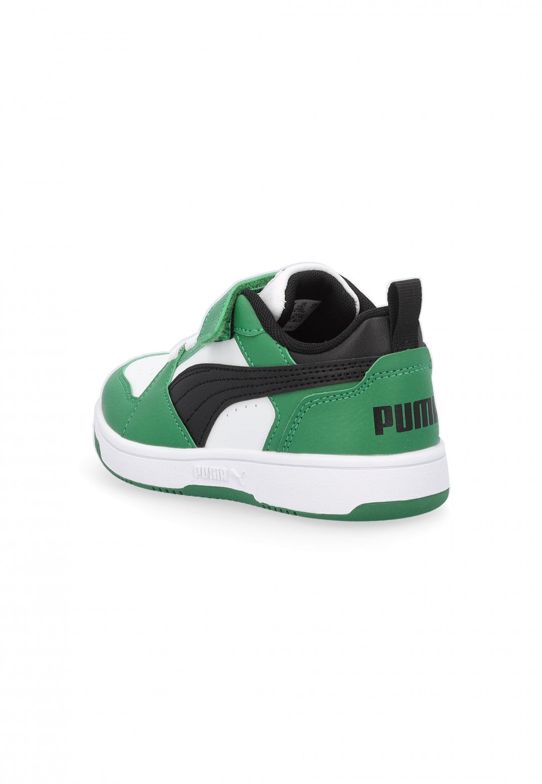 PUMA REBOUND V6 LO AC PS PUMA WHITE-PUMA BLACK-ARCHIVE GREEN 397419-05