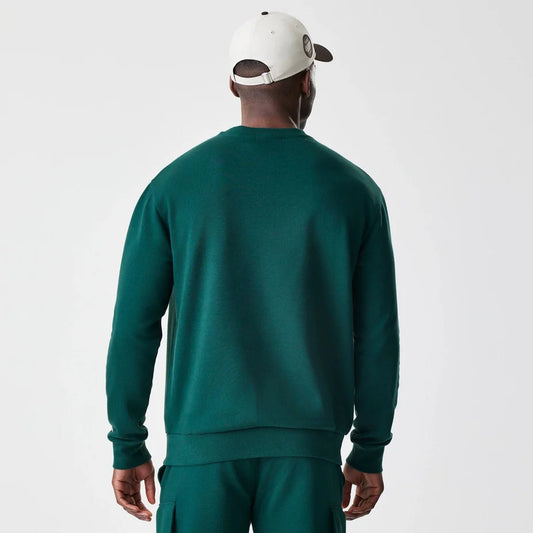 NEW ERA Felpa LA Dodgers MLB Script Verde Scuro 60758769