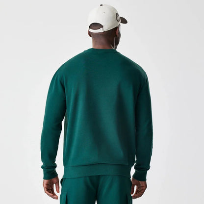 NEW ERA Felpa LA Dodgers MLB Script Verde Scuro 60758769