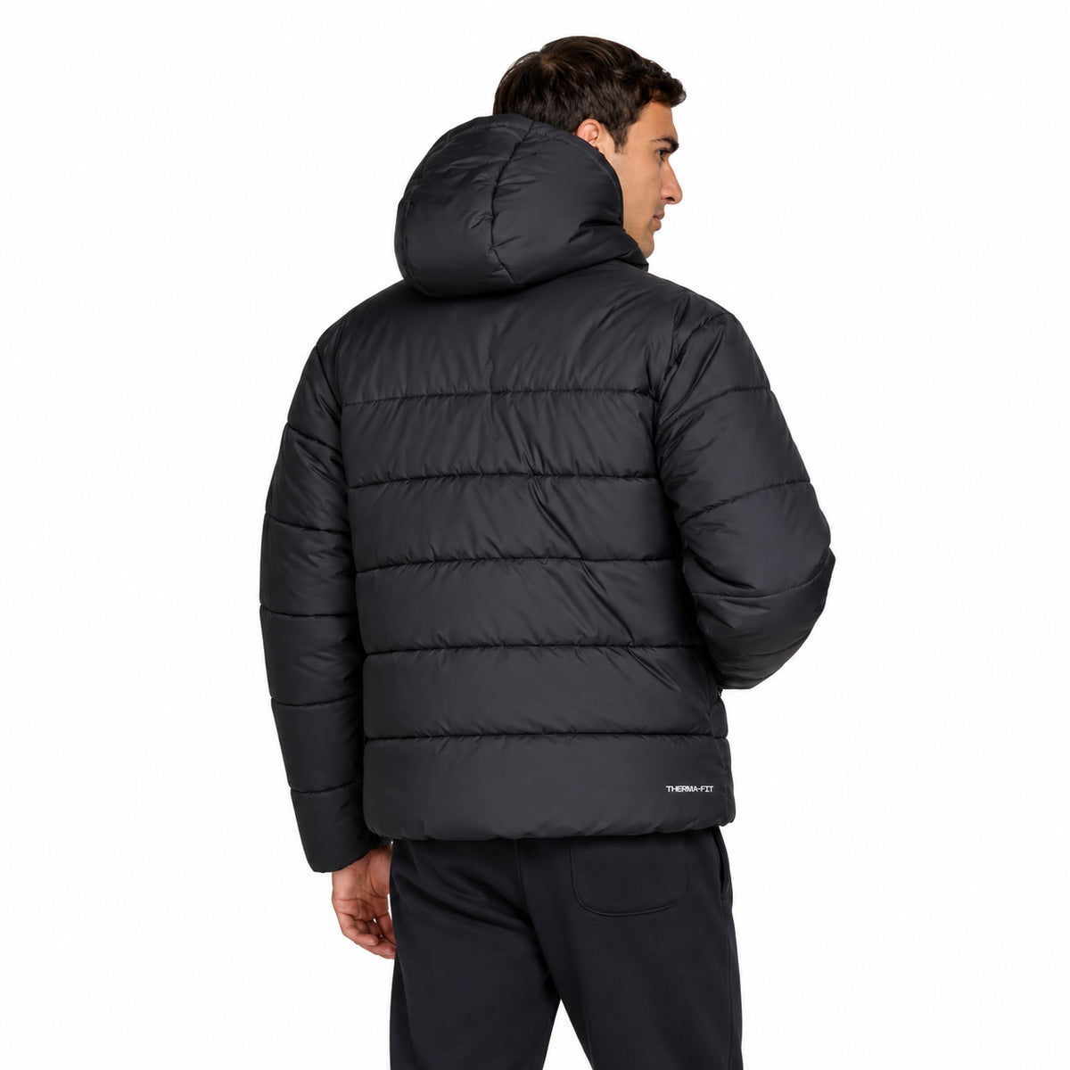 Nike Sportswear Therma-FIT Loose Puffer Jacket Piumino Uomo Giacca Imbottita Invernale Vestibilità Ampia Zip Intera Nero Taglie M-XL IO4895-010