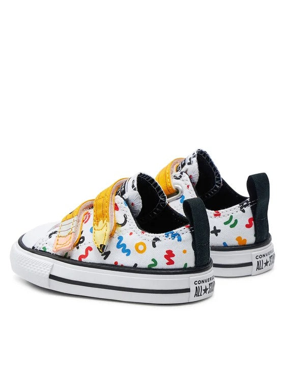 CONVERSE CTAS 2V OX WHITE/YELLOW/BLACK A07219C