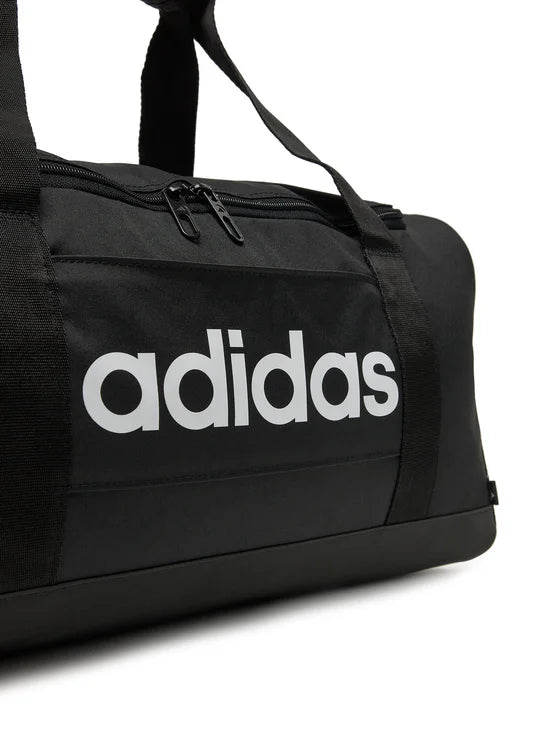 ADIDAS LINEAR DUFFEL S BLACK/BLACK/WHITE JE8343