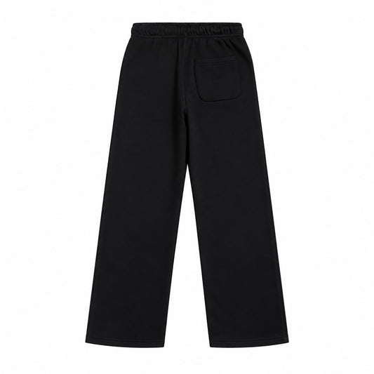 New Balance Small Logo Straight Leg YB62Y8PV-BK – Nero | Pantaloni bambino e ragazzo in fleece, gamba dritta e mini logo per outfit casual quotidiani