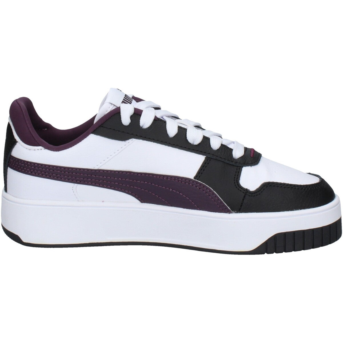 PUMA CARINA STREET PUMA WHITE-MIDNIGHT PLUM-PUMA BLACK 389390-27
