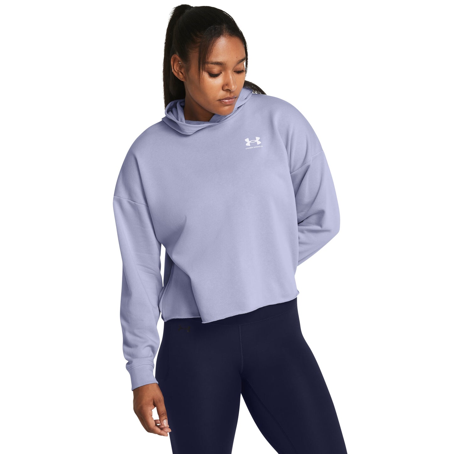 UNDER ARMOUR RIVAL TERRY OS HOODIE	CELESTE 1382736-539