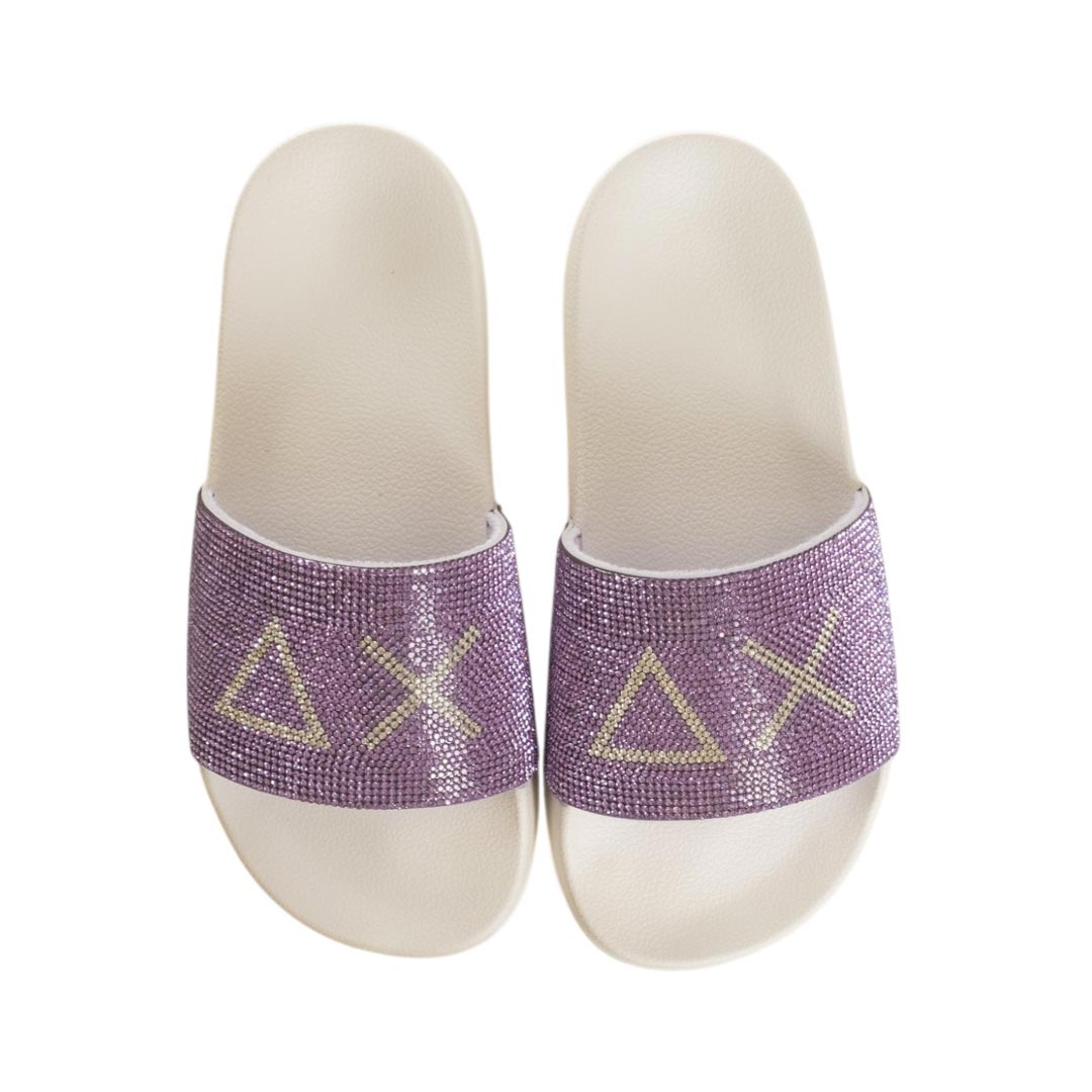 Sun68 GIRL'S SLIPPERS STRASS LOGO X36411-0124