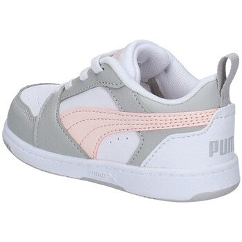 393835-07 Puma Rebound V6 Lo AC Inf White-Frosty Pink-Ash Gray