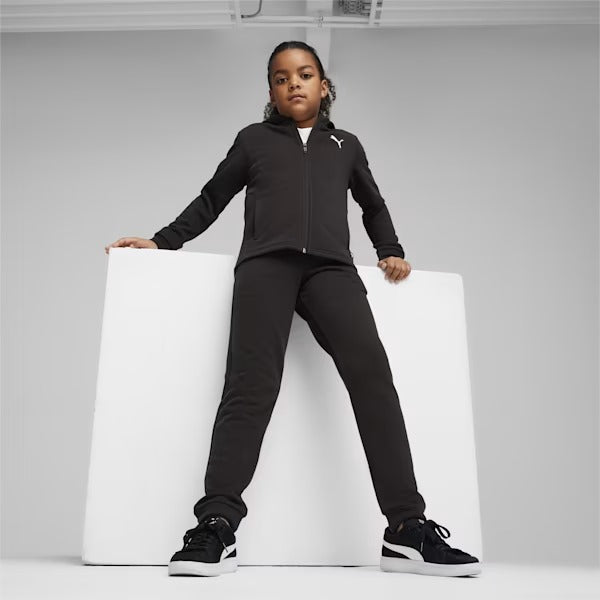 PUM HOODED SWEAT SUIT TR CL G BLACK 673586-01